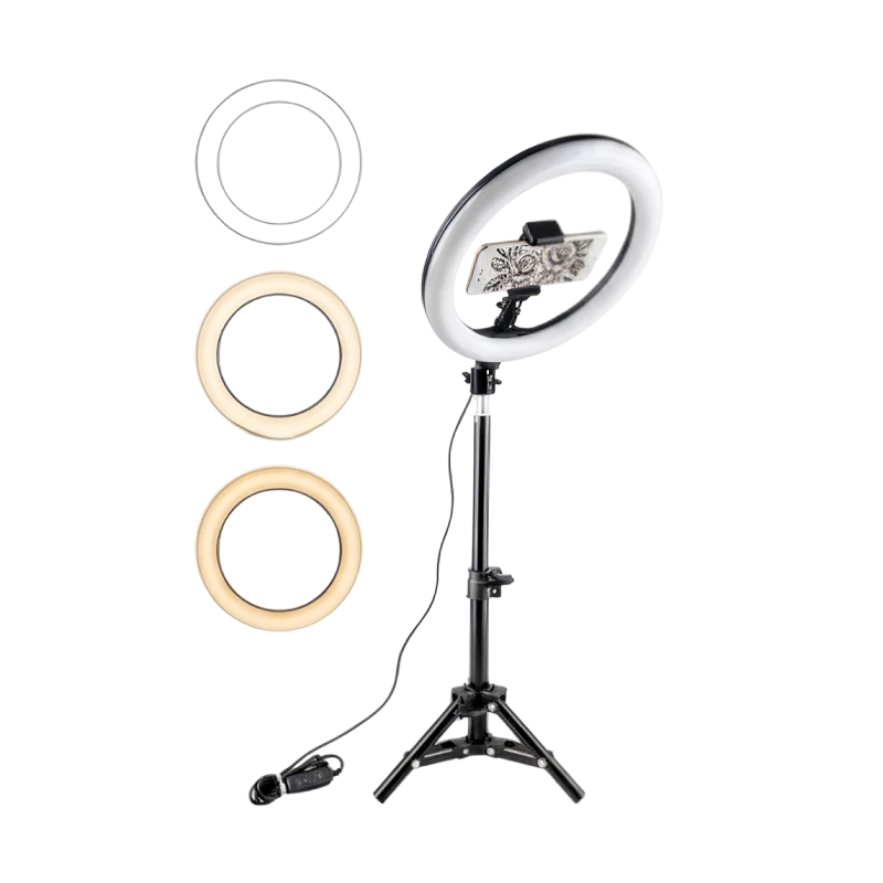 Led lampa 26 cm se stativem 2